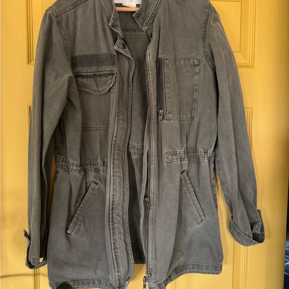 Treasure & Bond Green Utility Jacket